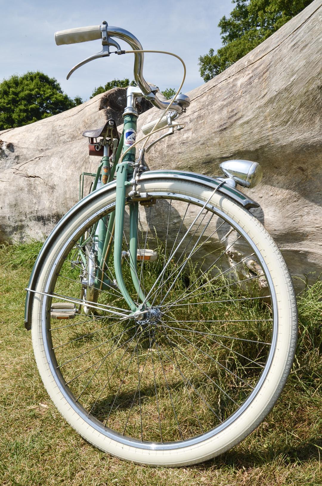 1950's Vintage Peugeot Bicycle Front Wheel